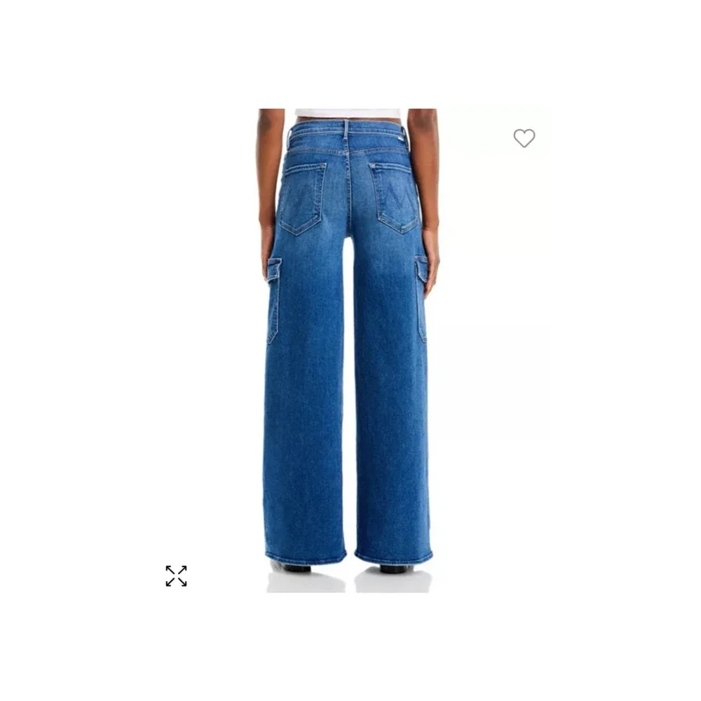 Mother Women's Opposites Attract The Undercover Cargo Sneak Jeans Size 29 NWT